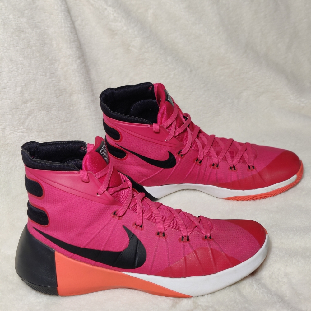 Nike Hyperdunk 2015 Men’s 13 Pink High-Top Basketball Shoes 749561-606
